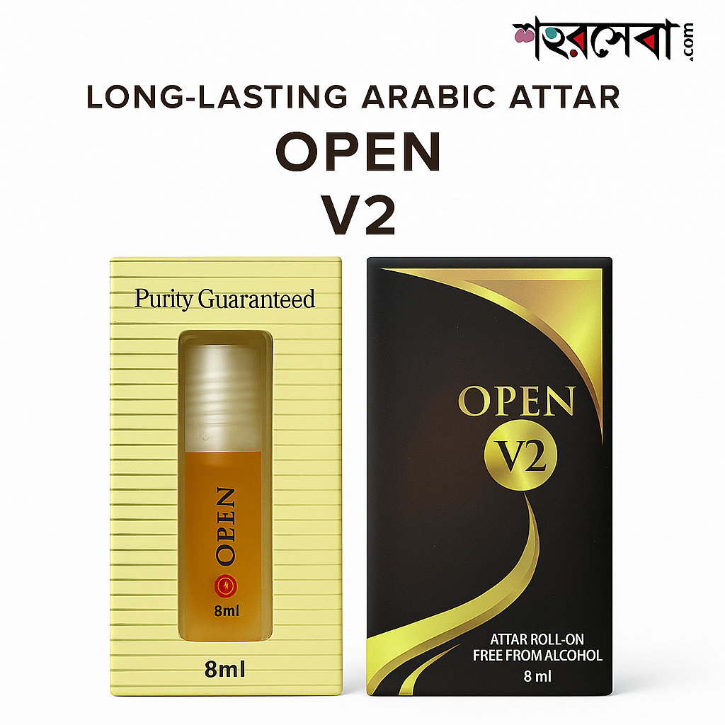 Open V2 Atter (ওপেন ভি২ আতর) -8 ml