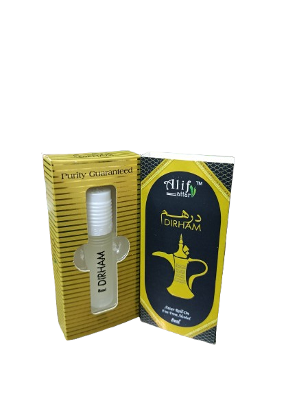 Dirham alif attar (দিরহাম আতর আলিফ ব্রান্ড)  - 8 ml