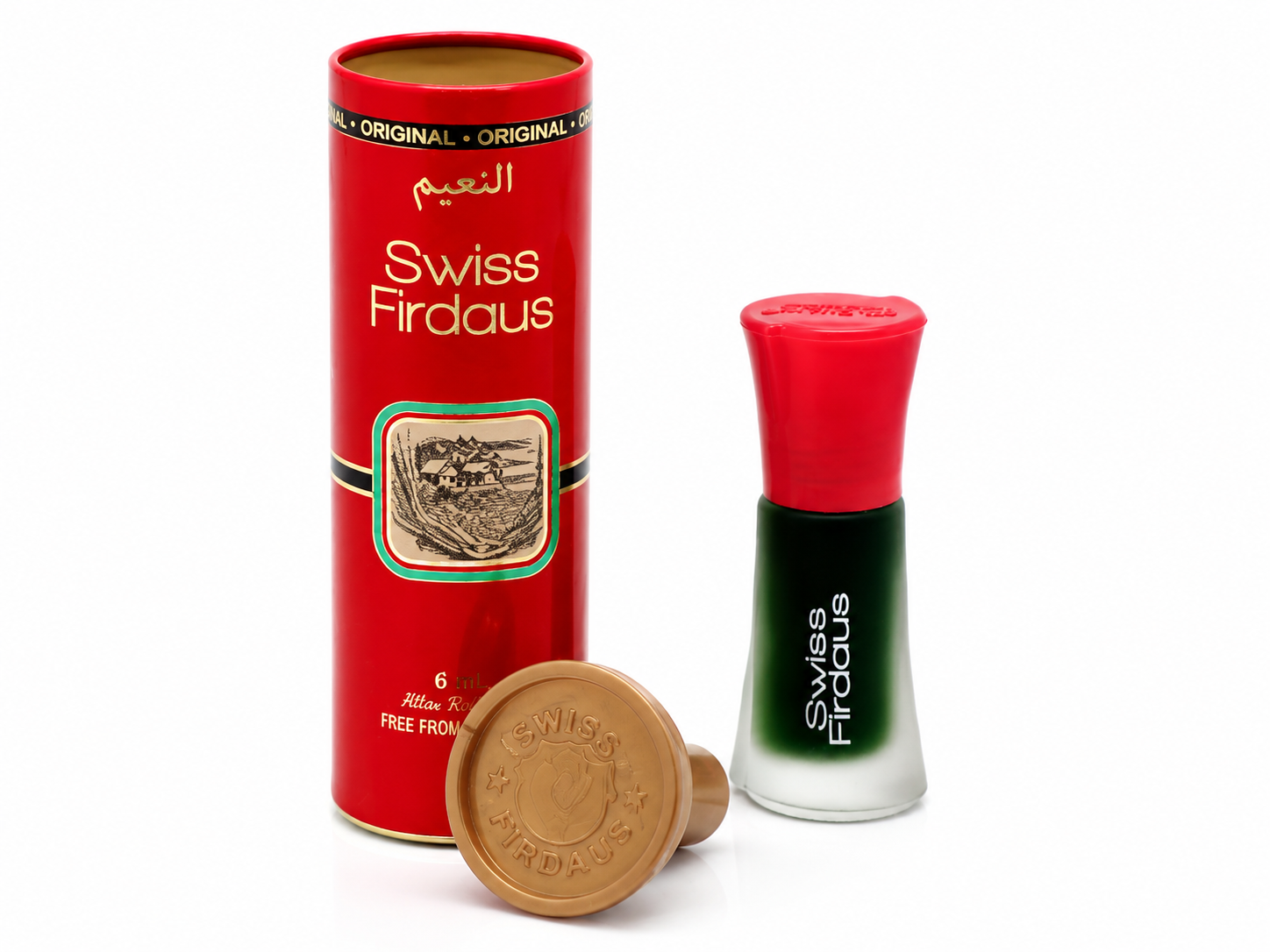 Swiss Firdaus Attar Al Nuaim – Premium Non Alcoholic Roll On Perfume | Long Lasting Fragrance | 6ml