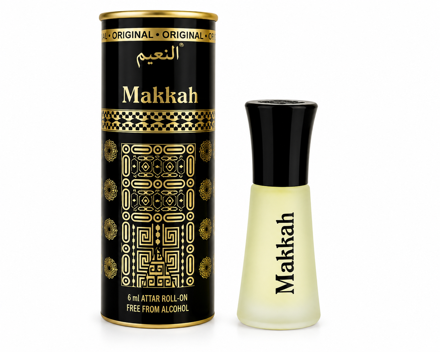 Makkah Attar Al Nuaim – Premium Non Alcoholic Roll On Perfume | Long Lasting Fragrance | 6ml