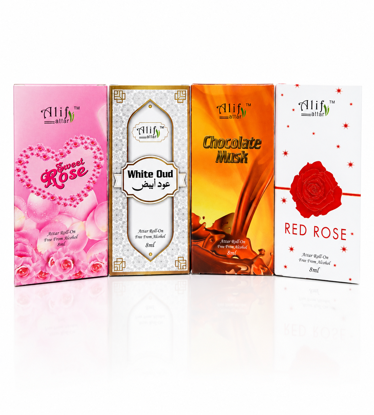 4 pis of high quality perfume - for women and men.