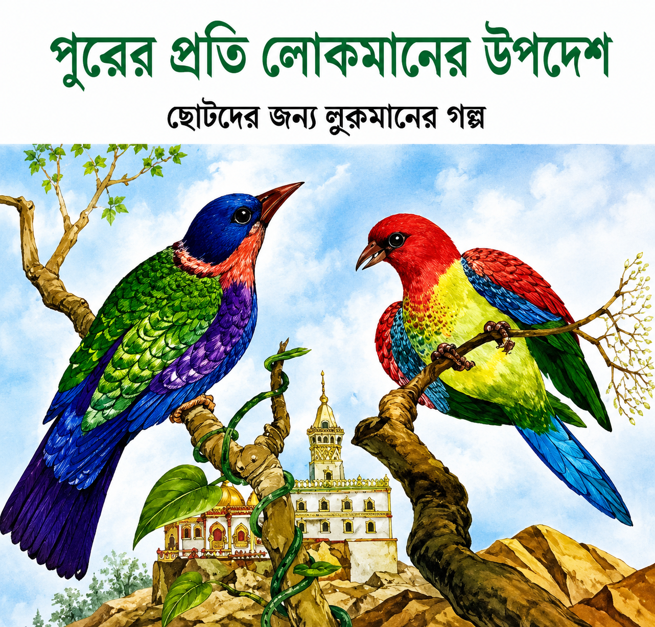 পুত্রের প্রতি লোকমানের উপদেশ (ছোটদের জন্য কুরআনের গল্প)