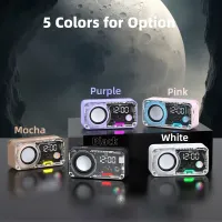 GOOJODOQ Mini Bluetooth Speaker AB4088 (RGB + Alarm/Clock Display) Price: ৳1,100.