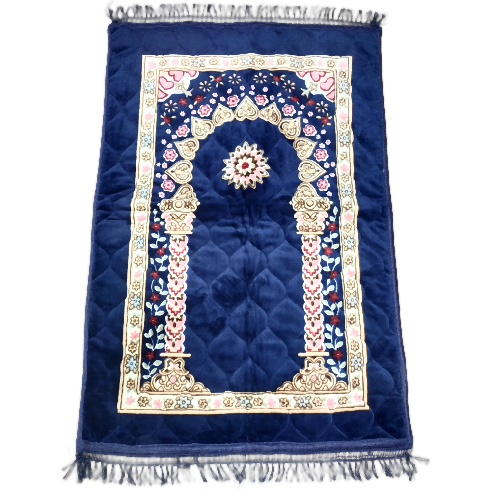 Soft & Thick Chinese Prayer Mat – Comfortable Muslim Prayer Rug